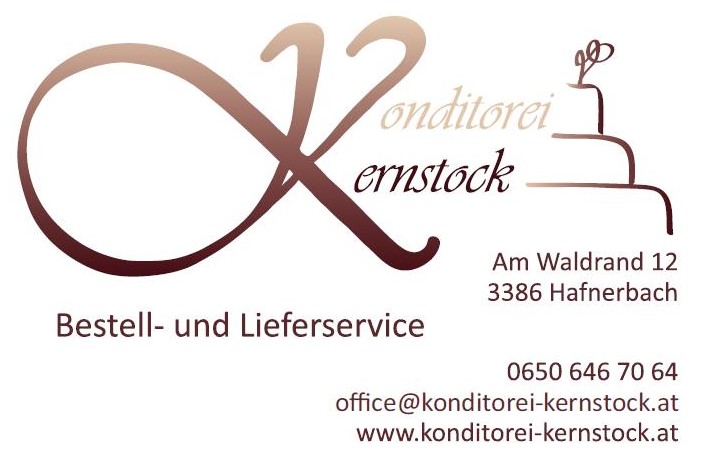 Visitenkarte Konditorei Kernstock
